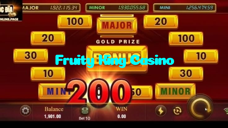Fruity King Casino casino presented on mobile device in Pakistan with slots and live games